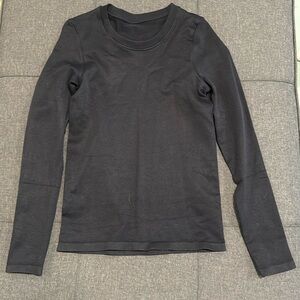 OQQ ribbed long sleeve shirt